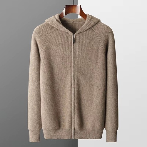 Men 100 merino wool - 100%, zipper