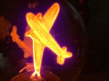 Vintage aerolux airplane - aerolux, light