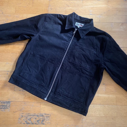 Stussy zip work denim - work, jacket