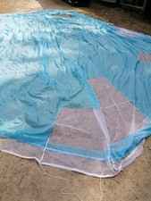 Ex Army Blue Parachute 28ft