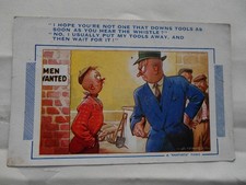 artist signed postcard D.Tempest posted 1949 A BAMFORD COMIC 