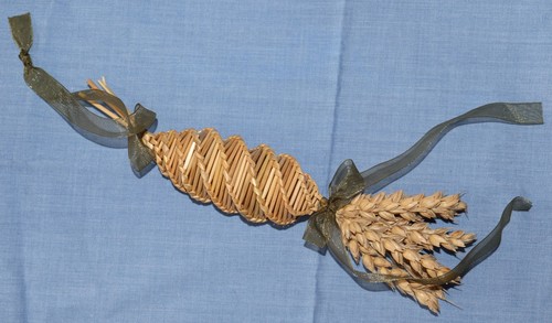 Corn dolly handmade decoration - corn,