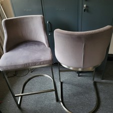 Danetti Bar stools, dark grey