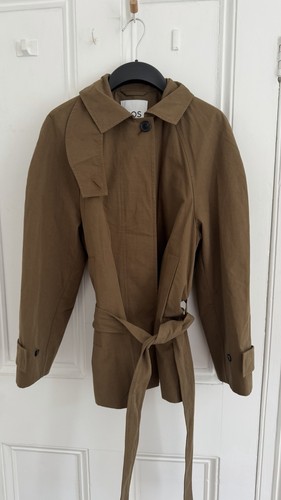 Cos belted cotton trench coat - cotton,