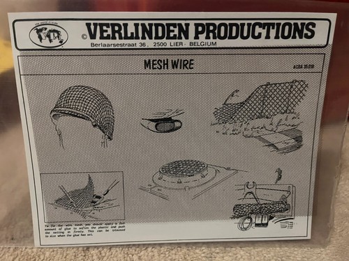 Verlinden mesh wire - wire, 1:35