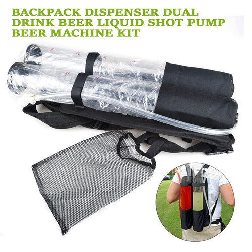 Backpack dual dispenser - backpack, beer