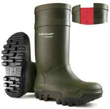 Dunlop Purofort Thermo+ Safety Wellies Wellington Boots Insulated Green UK Sizes