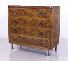 Art Deco Walnut Chest of