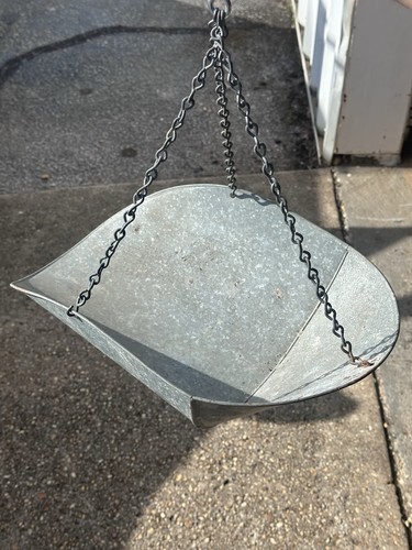Vintage hanging scale basket - hanging,