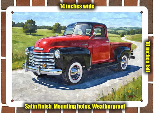 Metal sign 1949 chevrolet - -,