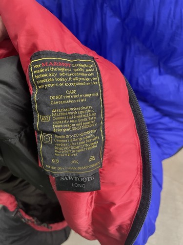 Marmot sawtooth sleeping bag - sawtooth,