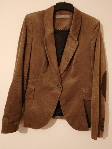Zara mid brown - , corduroy