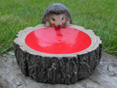 Hedgehog bowl birdfeeder - bowl,