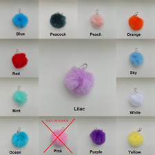 Pom Pom Keyring Bag Charm