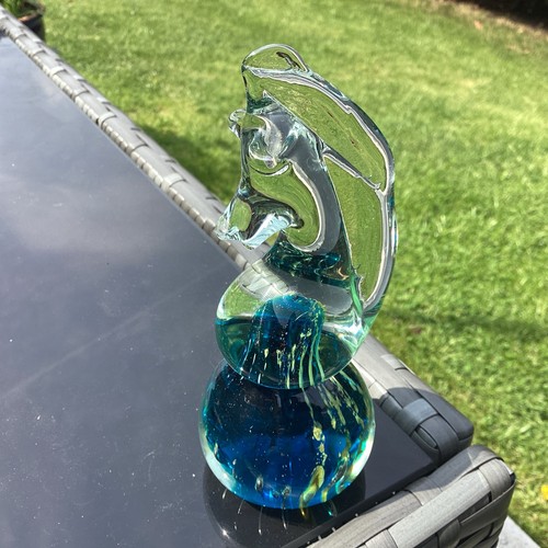 Vintage signed mdina - vintage, seahorse