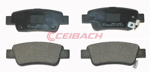 Ceibach rear brake pad set - ceibach,