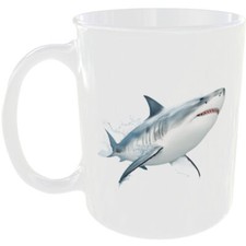 GREAT WHITE SHARK MUG IDEAL ANIMAL LOVERS GIFT COFFEE TEA CUP BIRTHDAY COLLECTOR