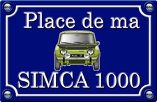 PLACE DE MA SIMCA 1000 RALLYE