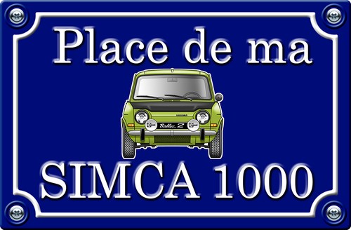 Place simca 1000 rallye - de,
