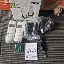 VTech CS1501 DECT Digital Cordless Phone with Call Block, 2 Handsets, Intercom, 