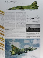 Saab 37 Viggen Jet Plane