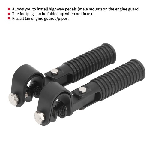 Pair motorcycle foot pegs - motorcycle,