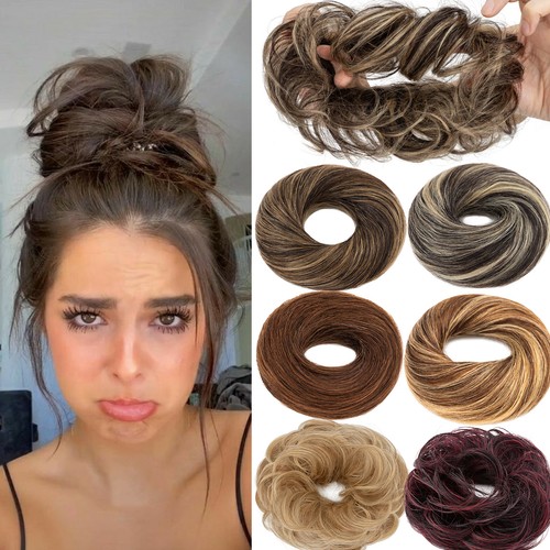 100 real human - hair, bun