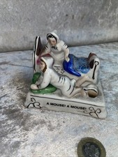 HANDPAINTED REPRODUCTION ? CONTA BOEHME GILDED CHINA FAIRING A MOUSE! BED SCENE