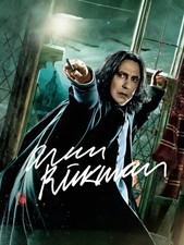 Alan Rickman Signed Autograph