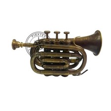 Antique Brass Bb Mini Trumpet
