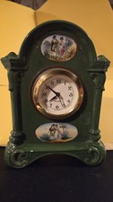 Quartz Mantel Clock, Green
