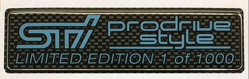 Designed for prodrive style - designed, for: