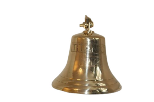 Antique titanic ship - bell, wall