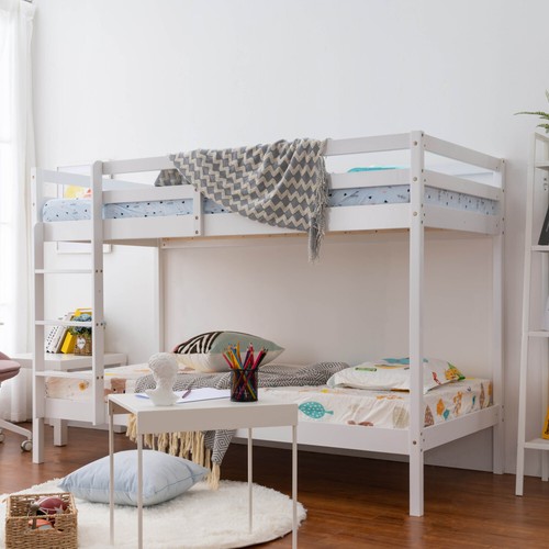 White grey 3ft single wooden - white/grey,