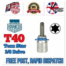 T40 Halfords Advanced Torx Star 3/8” Drive Socket Tool *FREE RAPID POST* NEW