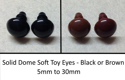 Solid teddy bear eyes safety - solid,