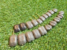 Avid carp fishing leads weights job lot CARP FISHING SET UP
