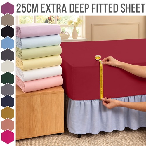 Extra deep fitted sheet - deep,