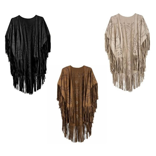 Women sleeveless tassels vest - women,