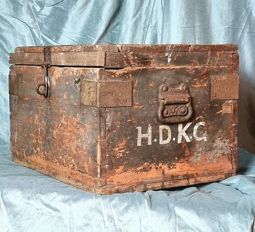 Antique wooden campaign style - antique,