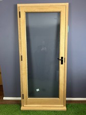 External Double Glazed Front Door Oak & Door Frame 935mm X 2070mm (022)