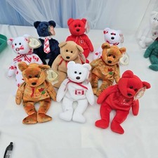 Ohhhh Canadaaaaaaa!   Set Of Nine Canada Themed Ty Beanie Babies With Tags