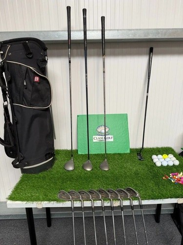 Mens wilson golf clubs bag - golf,