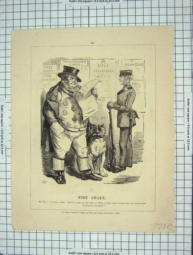 Antique old print strike - print,