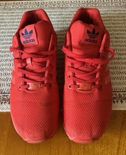 Men’s adidas ZX Flux Torsion Red Trainers, Size 8 UK