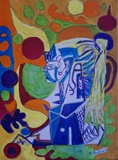 Famous model Sylvette by Picasso