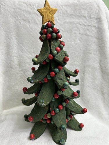 Vtg mcm artisan christmas - christmas, tree