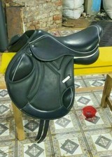 NEW  ENGLISH CLOSE CONTACT LEATHER SADDLE  SIZE 14"15"16" 17'17.5' 18"19"20" in