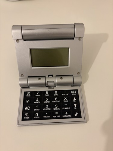 Vintage folding world time - folding,