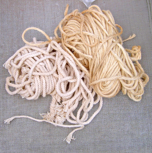 Bag old rope - rope, art